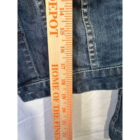 Superdry Women’s Japan Spirit Cropped Denim Jacket, size Medium - Picture 8 of 11